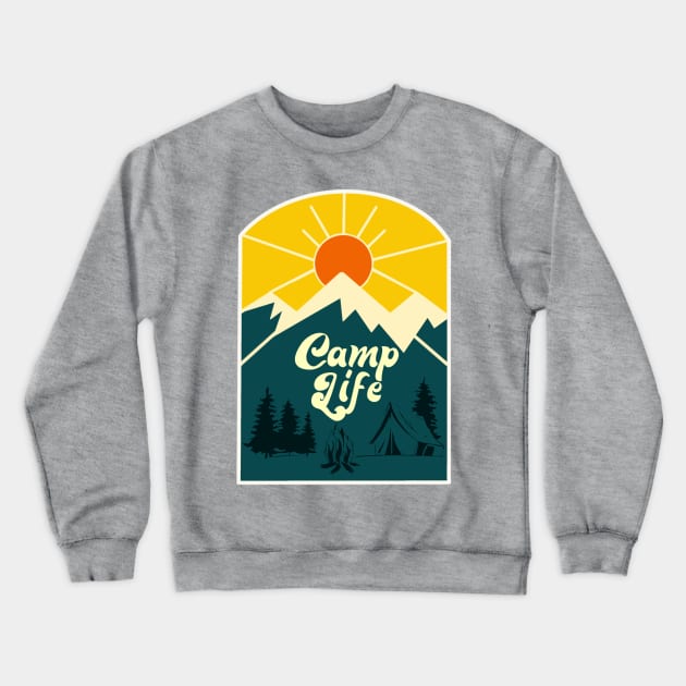 Camp Life Crewneck Sweatshirt by DEMON LIMBS